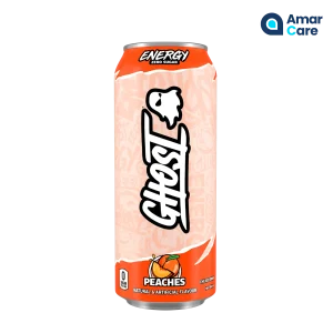 GHOST Energy Drink 12 Pack - 12 x 500ml - Peaches