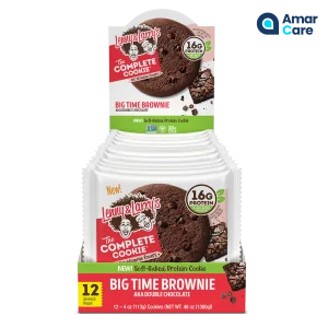 Lenny & Larrys Complete Cookie  12 x 113g - 12 x 113g - Big Time Brownie (Double Choc)