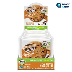 Lenny & Larrys Complete Cookie  12 x 113g - 12 x 113g - Peanut Butter Choc Chip