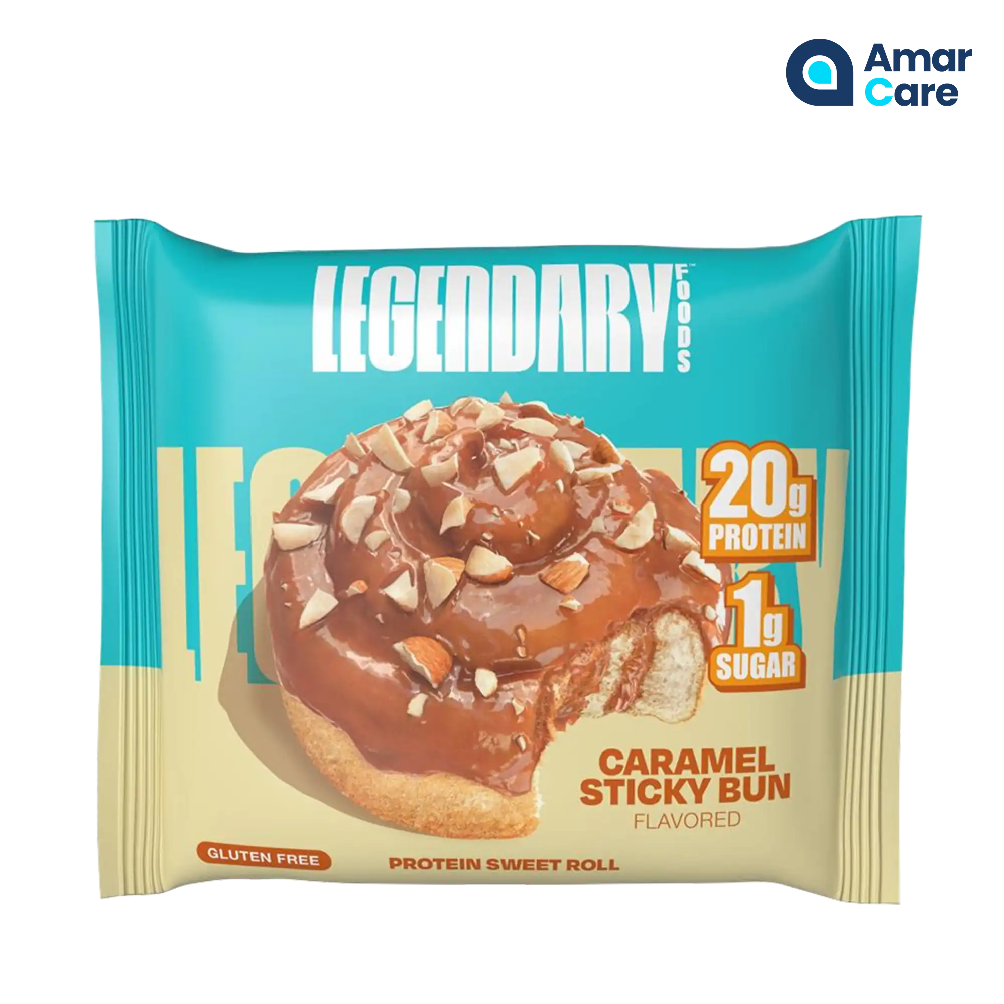 Legendary Protein Sweet Roll 8 X 67g - 8 X 67g - Sticky Bun