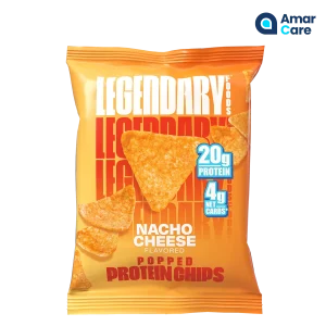 Legendary Popped Protein Chips 7 X 34g - 7 X 34g - Nacho