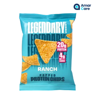Legendary Popped Protein Chips 7 X 34g - 7 X 34g - Ranch