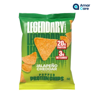 Legendary Popped Protein Chips 7 X 34g - 7 X 34g - Jalapeno Cheddar