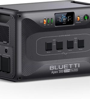 BLUETTI Apex 300 Portable Power Station, 2764.8Wh Solar Generator LFP Battery Backup with 6 3840W AC Outlets (7680W Surge), Simultaneous 120V/240V Output & Black Start, for Home, RV and Emergencies