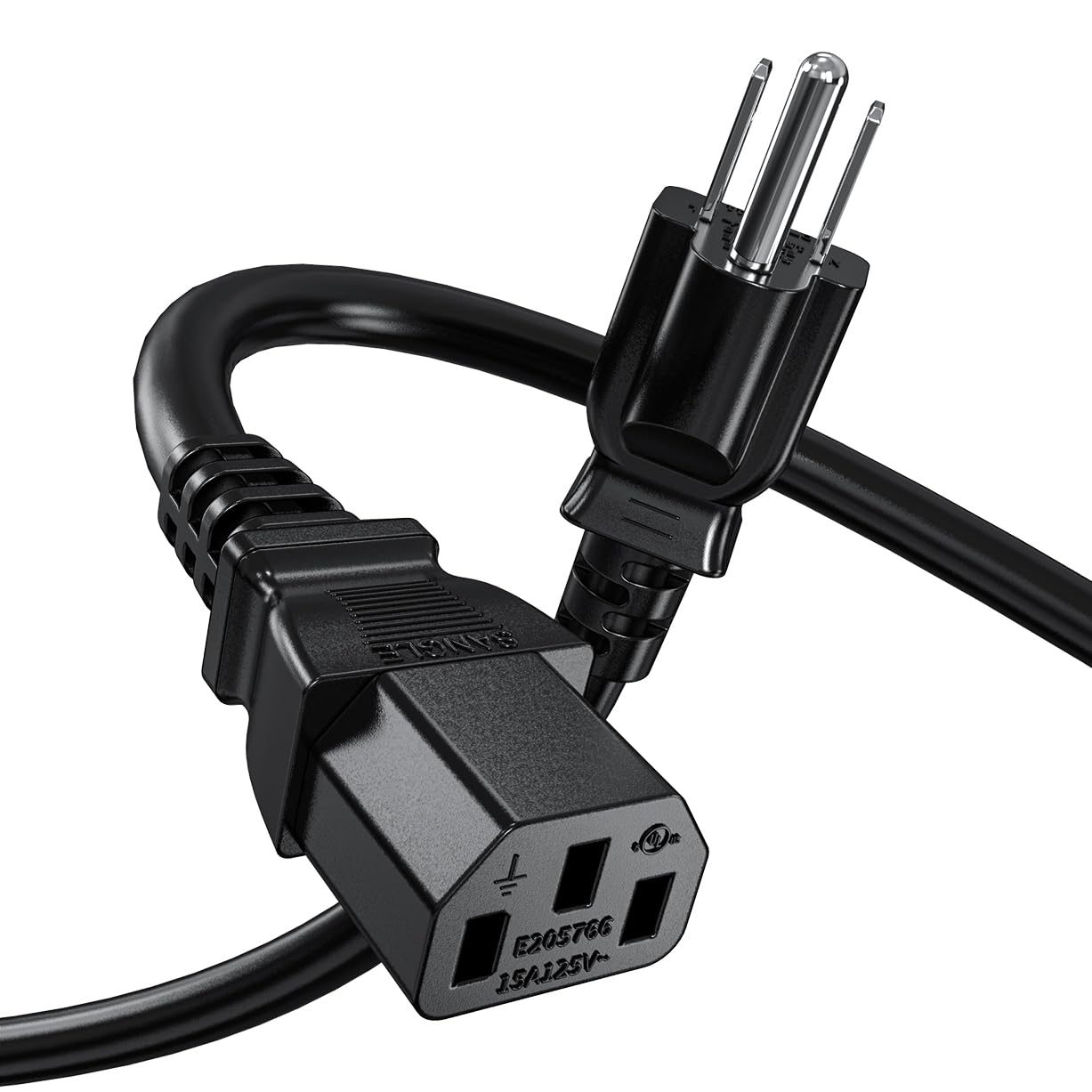 Ancable Power Station Charging Cable 6FT, 14AWG Fast Charging Cable Compatible with Ecoflow Delta/River Series, Bluetti EB3A, Anker 757/767, 125Volt 15A Universal AC Power Cord