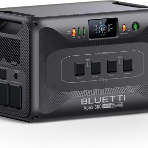 BLUETTI Apex 300 Portable Power Station, 2764.8Wh Solar Generator LFP Battery Backup with 6 3840W AC Outlets (7680W Surge), Simultaneous 120V/240V Output & Black Start, for Home, RV and Emergencies